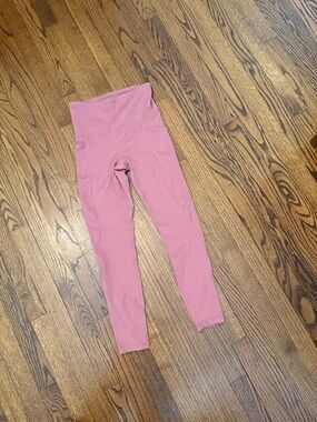 High-Waist Pink Active Leggings